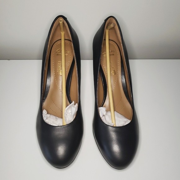 Clarks  Brier Dolly - Black leather pumps NIB 6M - Picture 12 of 13